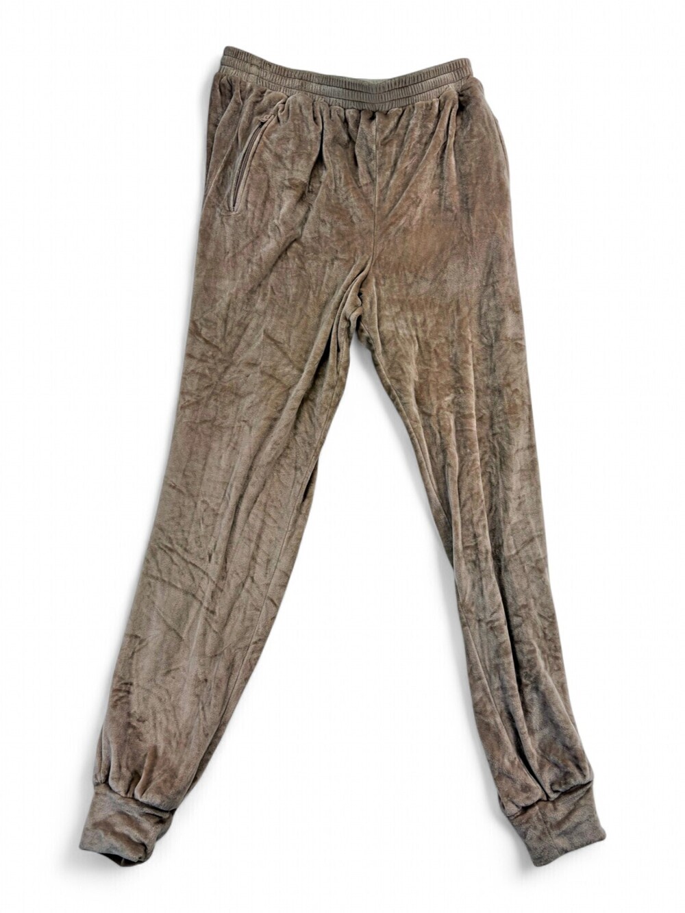 Skims Cozy Velour Joggers Size M Drawstring Waist